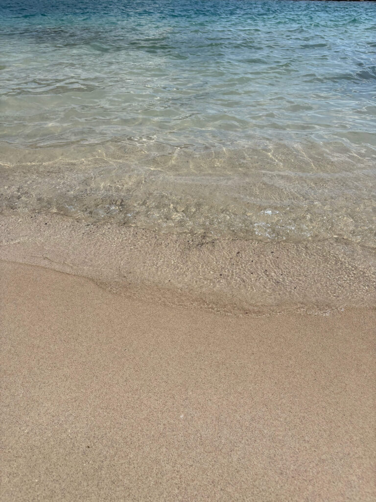 Strand Zee Curacao Blauw Water Wit Zand